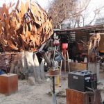 Esculturas hierro calle