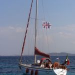 veleroconbanderacerdena