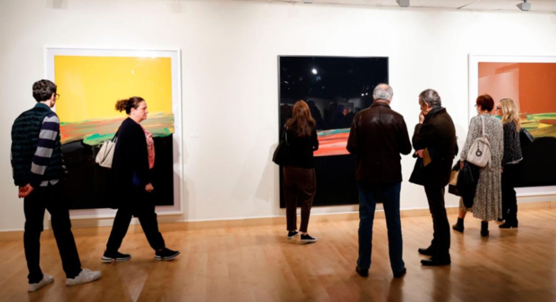 “Huellas” de Rafael Canogar