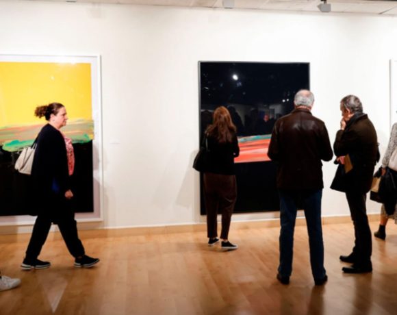 “Huellas” de Rafael Canogar