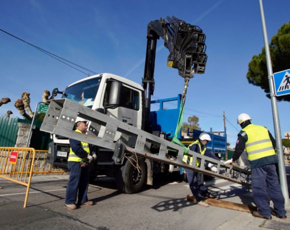 trabajos para eliminar el cableado aéreo de otras 10 calles en la zona de Las Matas
